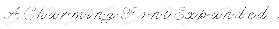 ACharmingFontExpanded-ZEpB字体转换