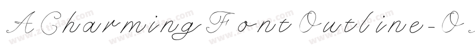 ACharmingFontOutline-OAGe字体转换