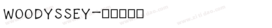 WOODYSSEY字体转换
