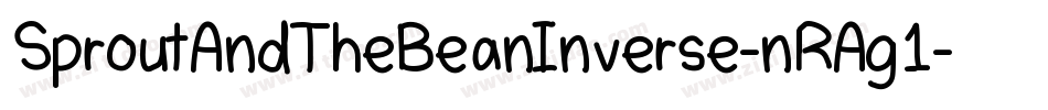 SproutAndTheBeanInverse-nRAg1字体转换