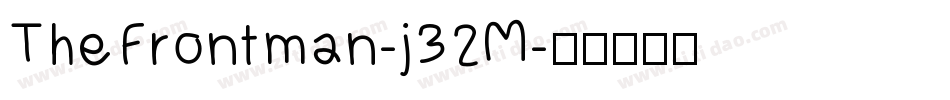 TheFrontman-j32M字体转换
