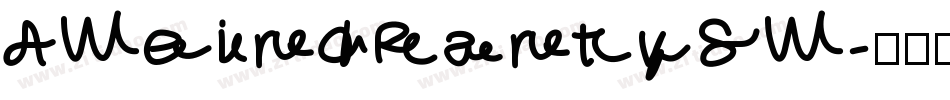 AWeirdPartySW字体转换