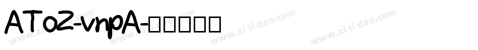 AToZ-vnpA字体转换