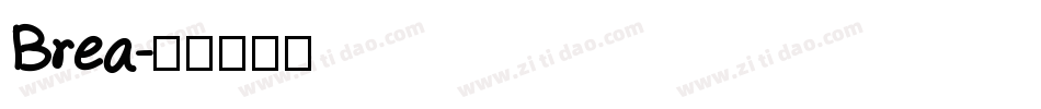 Brea字体转换
