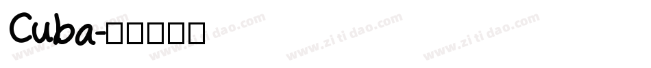Cuba字体转换