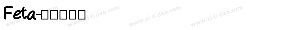 Feta字体转换