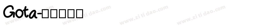 Gota字体转换
