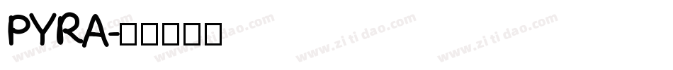 PYRA字体转换