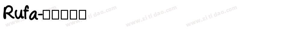 Rufa字体转换