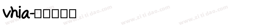 vhia字体转换