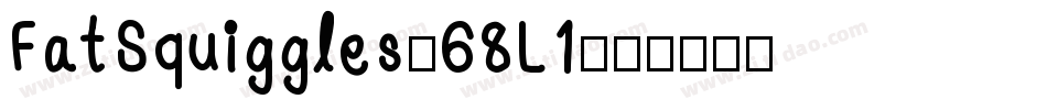 FatSquiggles-68L1字体转换