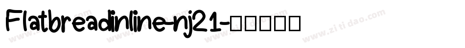 Flatbreadinline-nj21字体转换