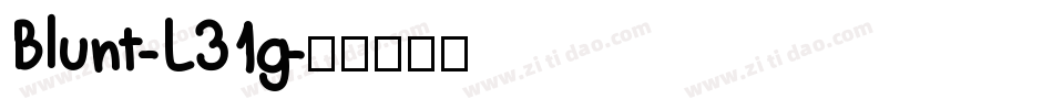 Blunt-L31g字体转换