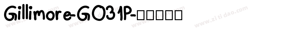 Gillimore-GO31P字体转换