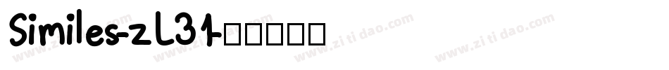 Similes-zL31字体转换