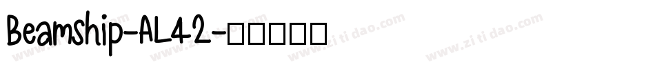 Beamship-AL42字体转换