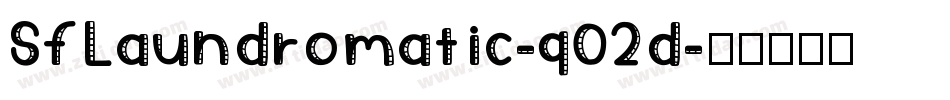 SfLaundromatic-q02d字体转换