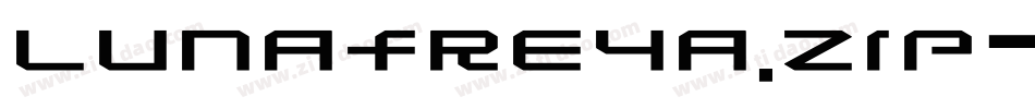 Lunafreya.zip字体转换