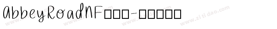 AbbeyRoadNF生成器字体转换