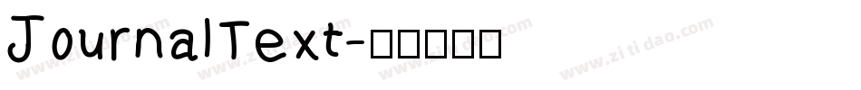JournalText字体转换