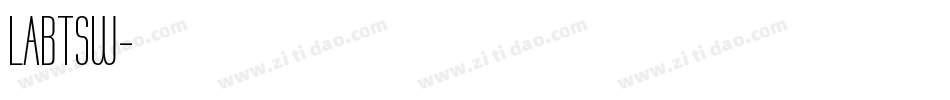 LABTSW字体转换
