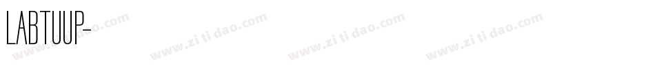LABTUUP字体转换