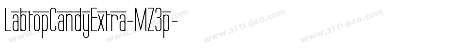 LabtopCandyExtra-MZ3p字体转换