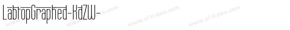 LabtopGraphed-KdZW字体转换
