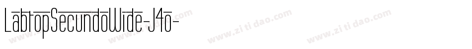 LabtopSecundoWide-J4o字体转换