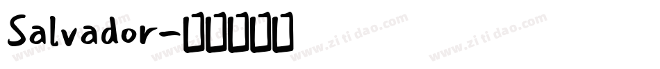 Salvador字体转换