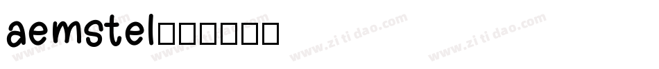 aemstel字体转换