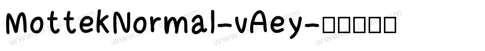 MottekNormal-vAey字体转换
