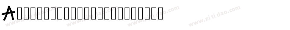 AGLetterica-Roman字体转换