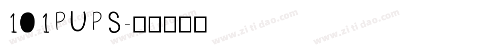 101PUPS字体转换