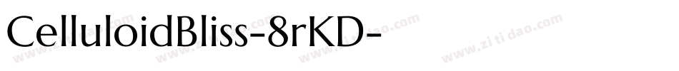 CelluloidBliss-8rKD字体转换