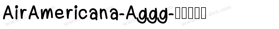 AirAmericana-Aggg字体转换