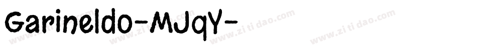 Garineldo-MJqY字体转换
