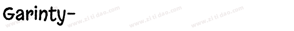 Garinty字体转换