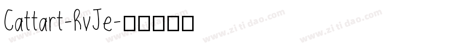 Cattart-RvJe字体转换