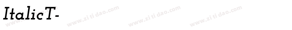ItalicT字体转换