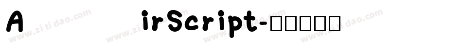 AirScript字体转换
