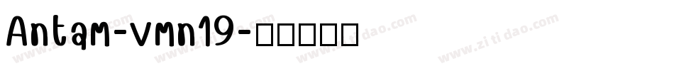 Antam-vmn19字体转换