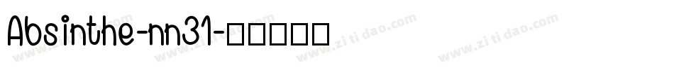 Absinthe-nn31字体转换