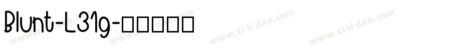 Blunt-L31g字体转换