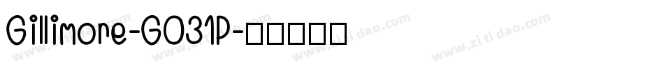 Gillimore-GO31P字体转换