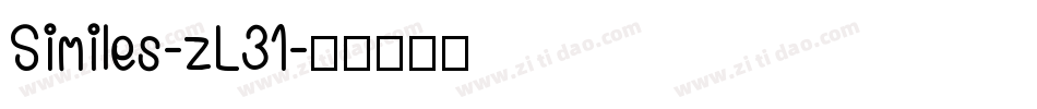 Similes-zL31字体转换