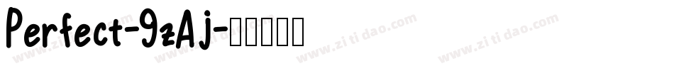 Perfect-9zAj字体转换