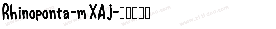 Rhinoponta-mXAj字体转换