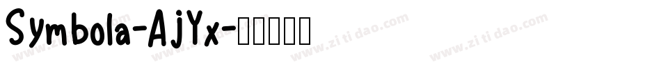 Symbola-AjYx字体转换