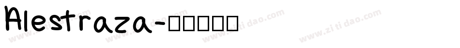 Alestraza字体转换